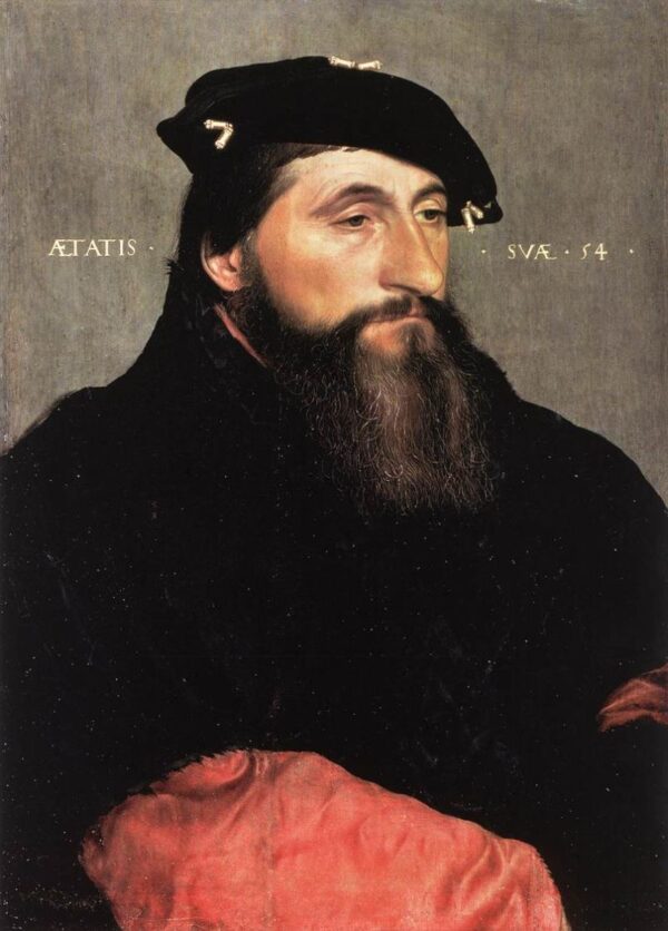 Portrait of Duke Antony the Good of Lorraine by Hans Holbein the Younger, hand-painted oil painting reproduction