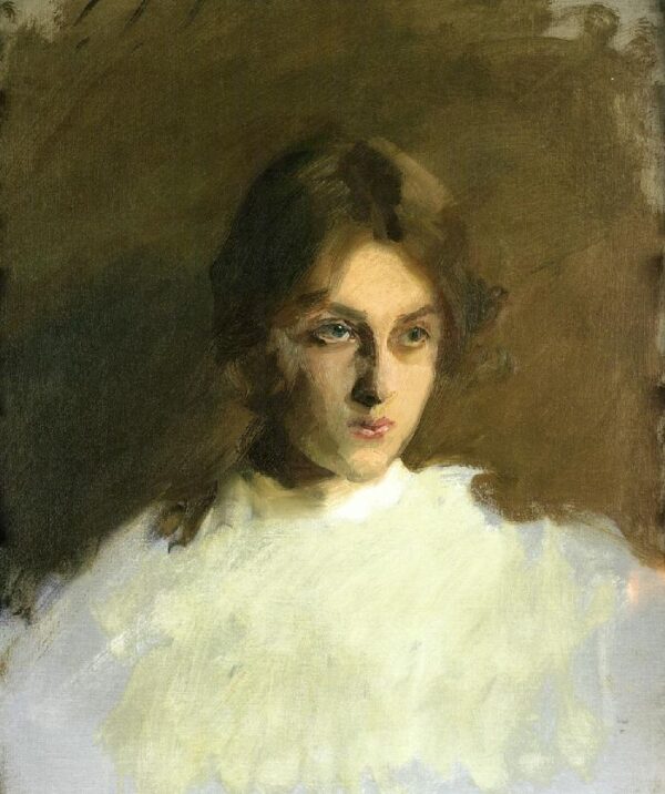 Portrait of Edith French by John Singer Sargent, hand-painted oil painting reproduction