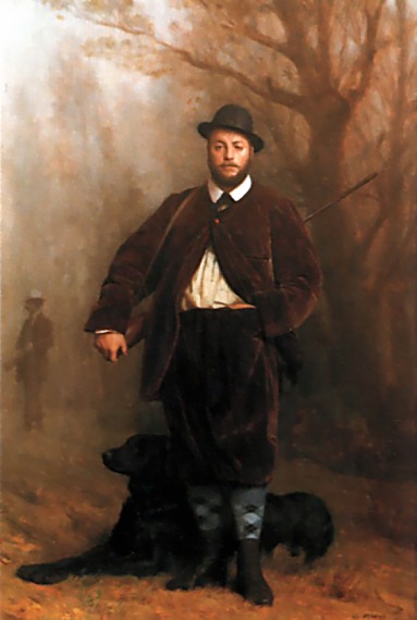 Portrait of Eduoard Delessert by Jean-Léon Gérôme, hand-painted oil reproduction