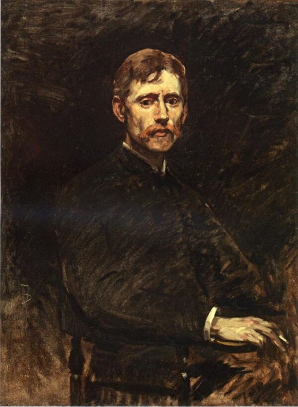 Portrait of Emil Carlson by Frank Duveneck, hand-painted oil painting reproduction