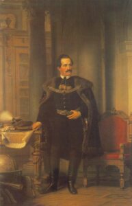 Portrait of Emil Desseweffy by Miklós Barabás, hand-painted oil painting reproduction