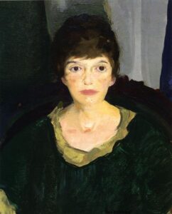 Portrait of Emma in Night Light by George Bellows, hand-painted oil painting reproduction