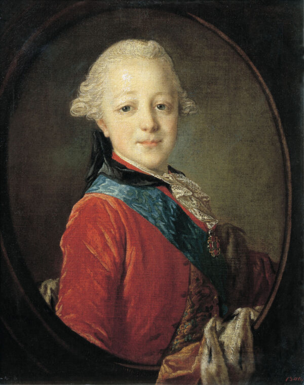 Portrait of Emperor Paul I as a Child by Fyodor Rokotov, hand-painted oil painting reproduction
