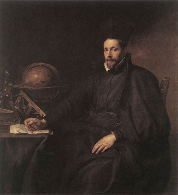Portrait of Father Jean-Charles della Faille, S.J. by Sir Anthony van Dyck, hand-painted oil painting reproduction