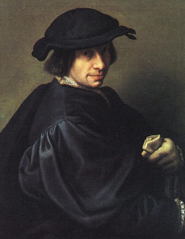 Portrait of Father Galeazzo Campi by Giulio Campi, hand-painted oil painting reproduction