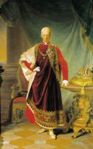 Portrait of Franz I emperor of Austria by Friedrich von Amerling, hand-painted oil painting reproduction