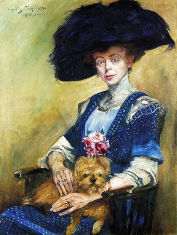 Portrait of Frau Luther by Lovis Corinth, hand-painted oil painting reproduction
