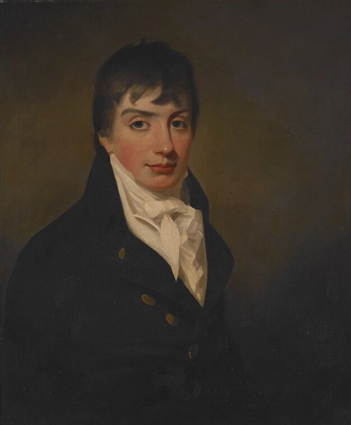 Portrait of George Deuchar by Henry Raeburn, hand-painted oil reproduction