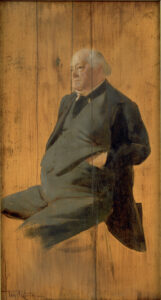 Portrait of George Selth Coppin by Tom Roberts, hand-painted oil painting reproduction