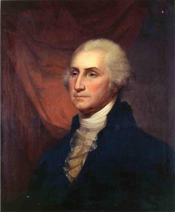 Portrait of George Washington II by Rembrandt Peale, hand-painted oil painting reproduction