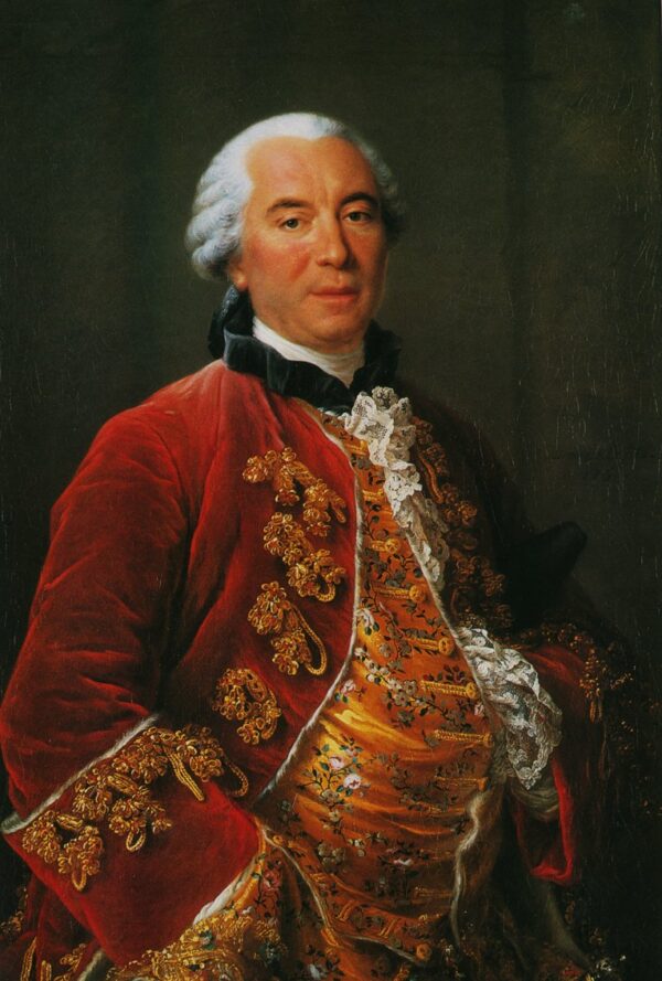 Portrait of Georges-Louis Leclerc by François-Hubert Drouais, hand-painted oil painting reproduction
