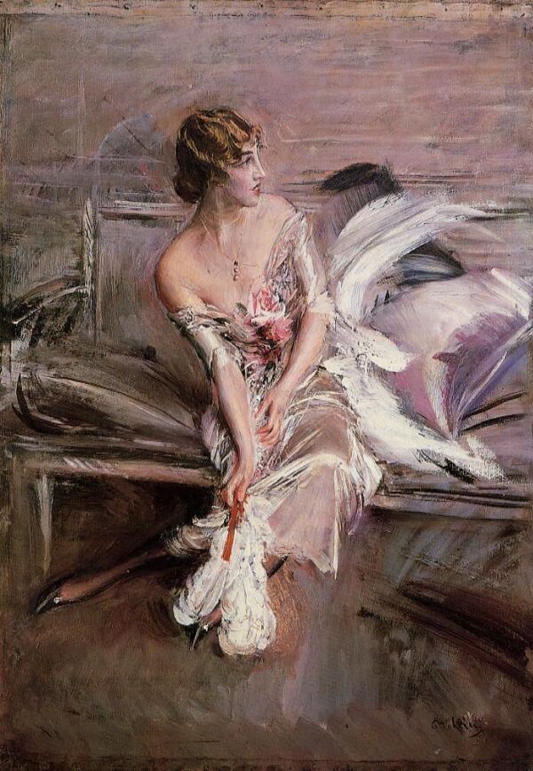 Portrait of Gladys Deacon by Giovanni Boldini, hand-painted oil painting reproduction