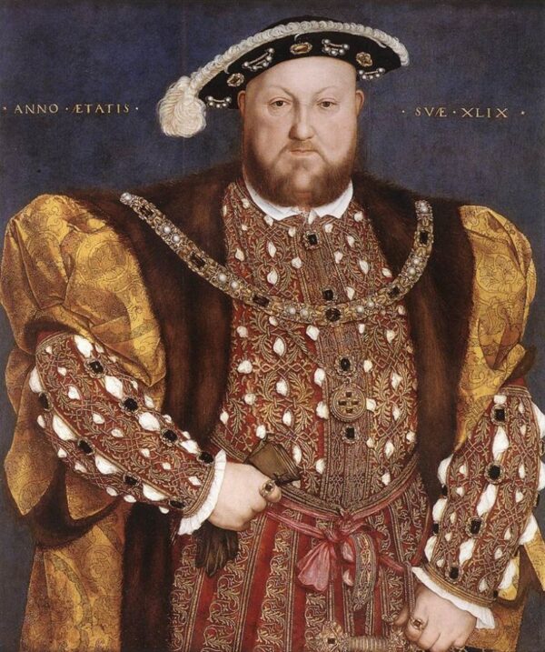 Portrait of Henry VIII by Hans Holbein the Younger, hand-painted oil painting reproduction