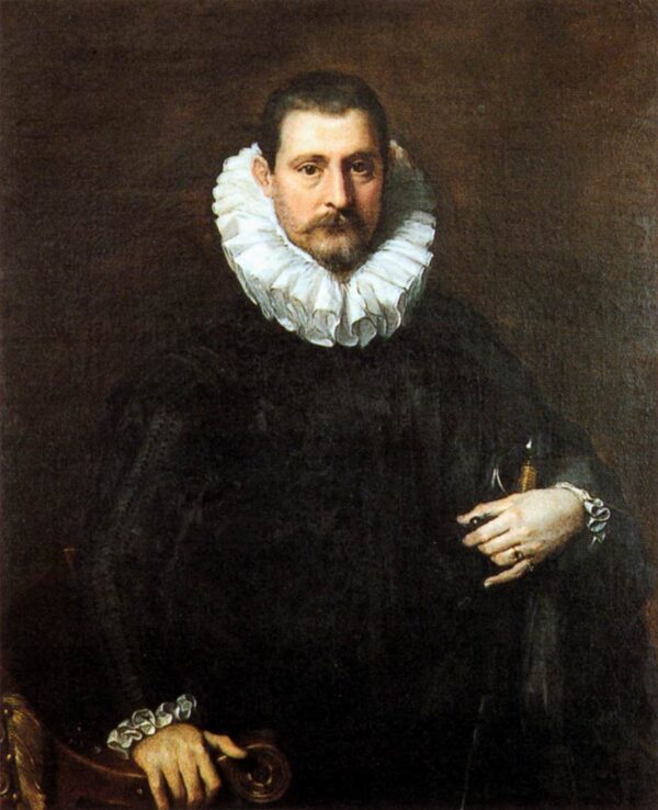 Portrait of Ippolito della Rovere by Federico Fiori Barocci, hand-painted oil painting reproduction