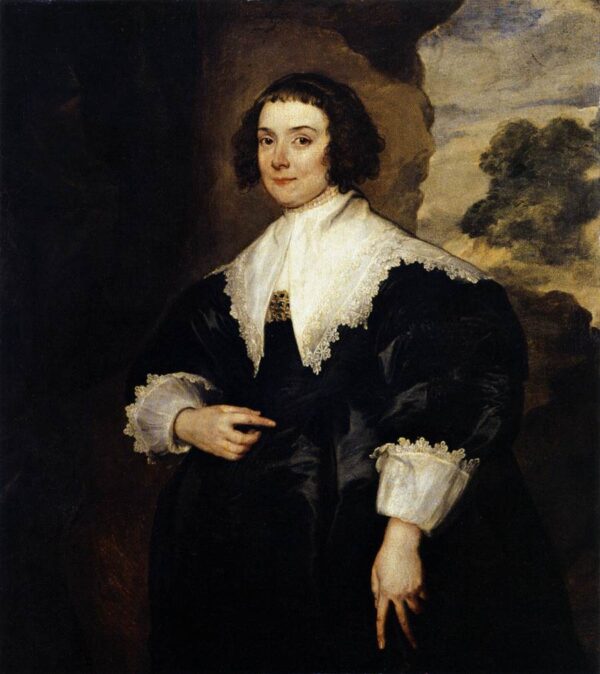 Portrait of Isabella van Assche by Sir Anthony van Dyck, hand-painted oil painting reproduction
