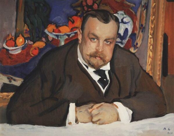 Portrait of Ivan Morozov by Valentin Alexandrovich Serov, hand-painted oil painting reproduction