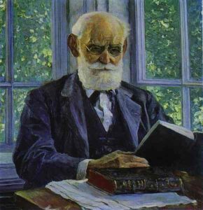 Portrait of Ivan Pavlov by Mikhail Nesterov, hand-painted oil painting reproduction