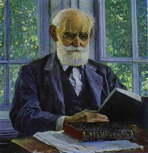 Portrait of Ivan Pavlov by Mikhail Nesterov, hand-painted oil reproduction