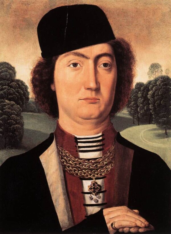 Portrait of Jacques of Savoy by Hans Memling, hand-painted oil painting reproduction