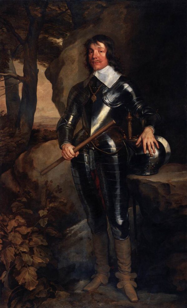 Portrait of James Hamilton by Sir Anthony van Dyck, hand-painted oil painting reproduction