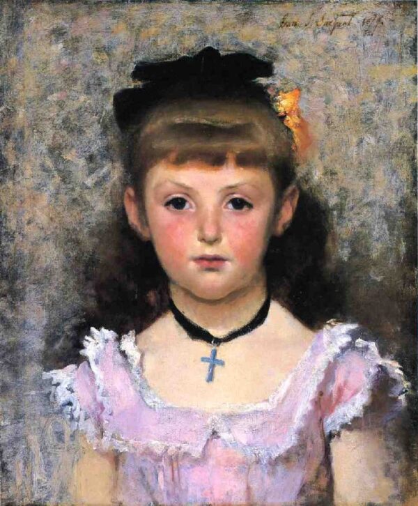 Portrait of Jeanne Kieffer by John Singer Sargent, hand-painted oil painting reproduction