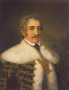 Portrait of Jozsef Teleki by Miklós Barabás, hand-painted oil painting reproduction