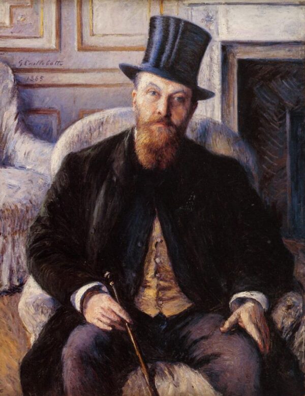 Portrait of Jules Dubois by Gustave Caillebotte, hand-painted oil painting reproduction