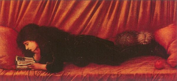 Portrait of Katie Lewis by Edward Burne-Jones, hand-painted oil painting reproduction