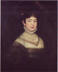 Portrait of Laura Henschel-Rosenfeld by Maurycy Gottlieb, hand-painted oil painting reproduction