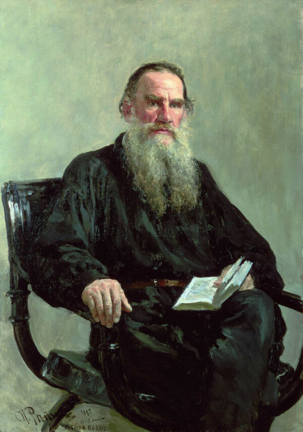 Portrait of Leo Tolstoy II by Ilya Repin, hand-painted oil painting reproduction