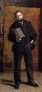 Portrait of Leslie W. Miller by Thomas Eakins, hand-painted oil painting reproduction
