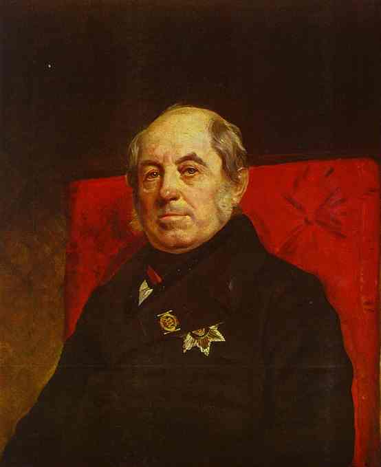 Portrait of Likhonin by Karl Briullov, hand-painted oil reproduction