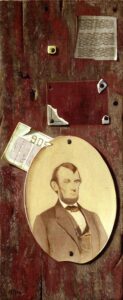 Portrait of Lincoln by John Frederick Peto, hand-painted oil painting reproduction