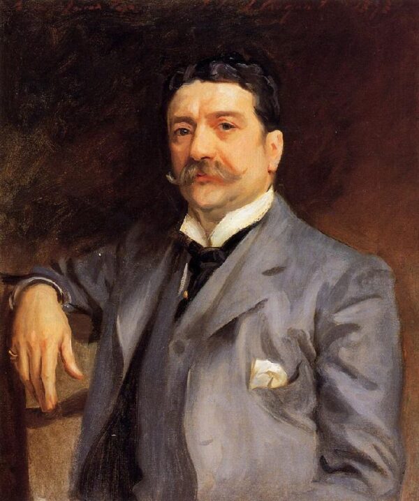 Portrait of Louis Alexander Fagan by John Singer Sargent, hand-painted oil painting reproduction