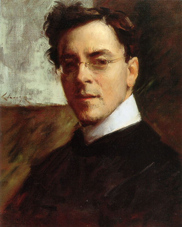 Portrait of Louis Betts by William Merritt Chase, hand-painted oil painting reproduction