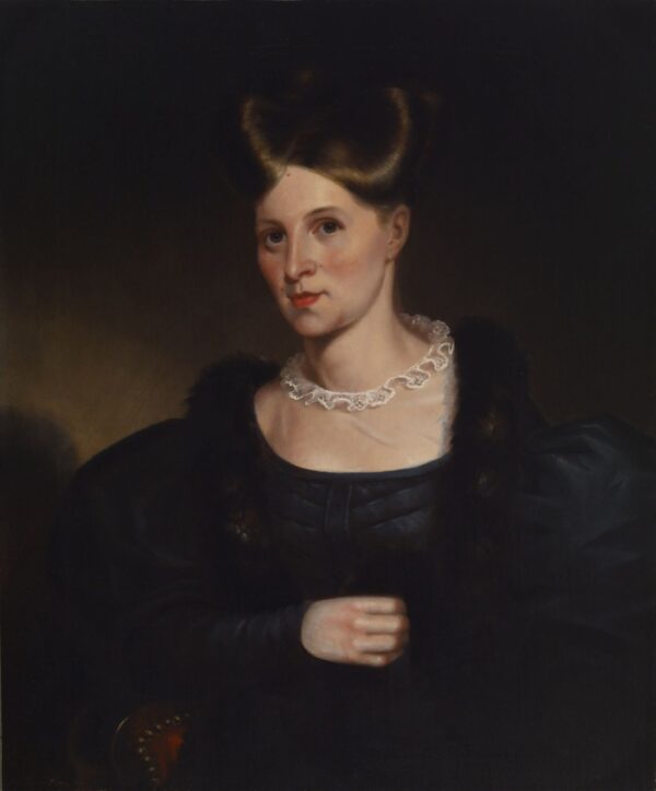 Portrait of Lydia Lloyd Murray by Alfred Jacob Miller, hand-painted oil painting reproduction