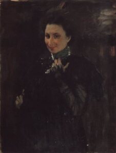 Portrait of M.K. Olive by Valentin Alexandrovich Serov, hand-painted oil painting reproduction