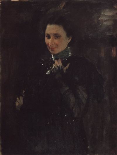Portrait of M.K. Olive by Valentin Alexandrovich Serov, hand-painted oil reproduction