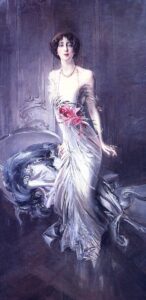 Portrait of Madame E. L. Doyen by Giovanni Boldini, hand-painted oil painting reproduction