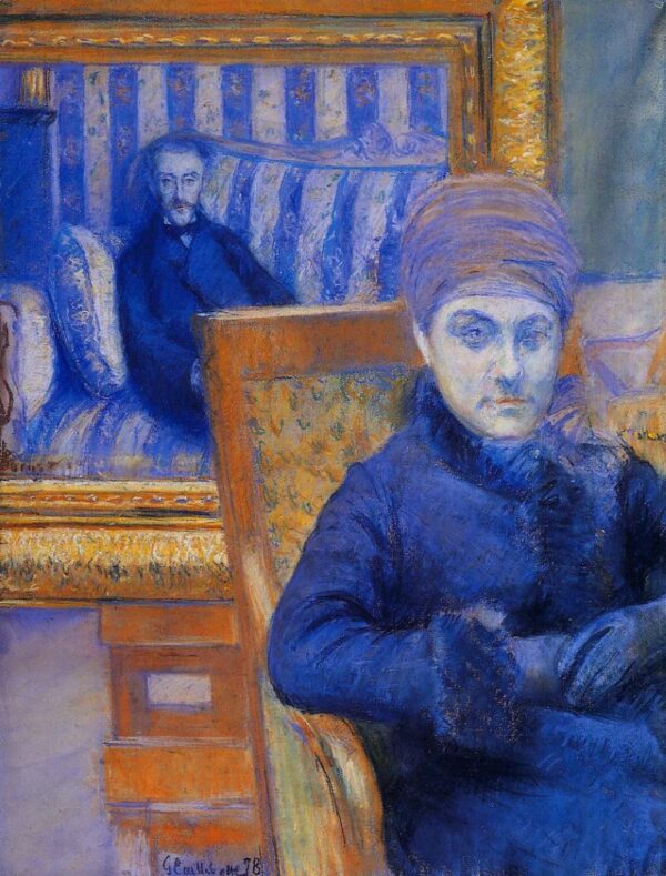 Portrait of Madame X by Gustave Caillebotte, hand-painted oil painting reproduction