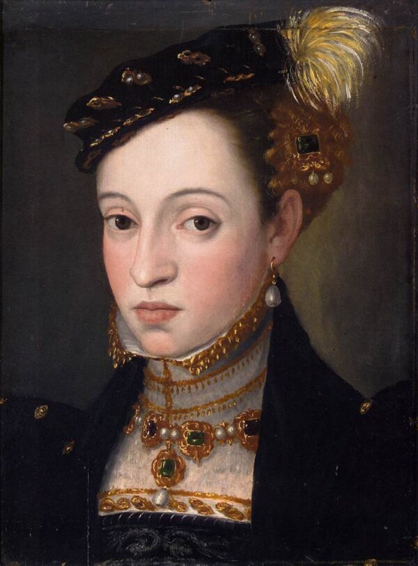 Portrait of Magdalena of Austria by Giuseppe Arcimboldo, hand-painted oil painting reproduction