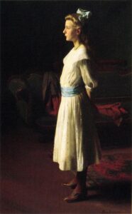 Portrait of Margaret Perot by Thomas Pollock Anshutz, hand-painted oil painting reproduction