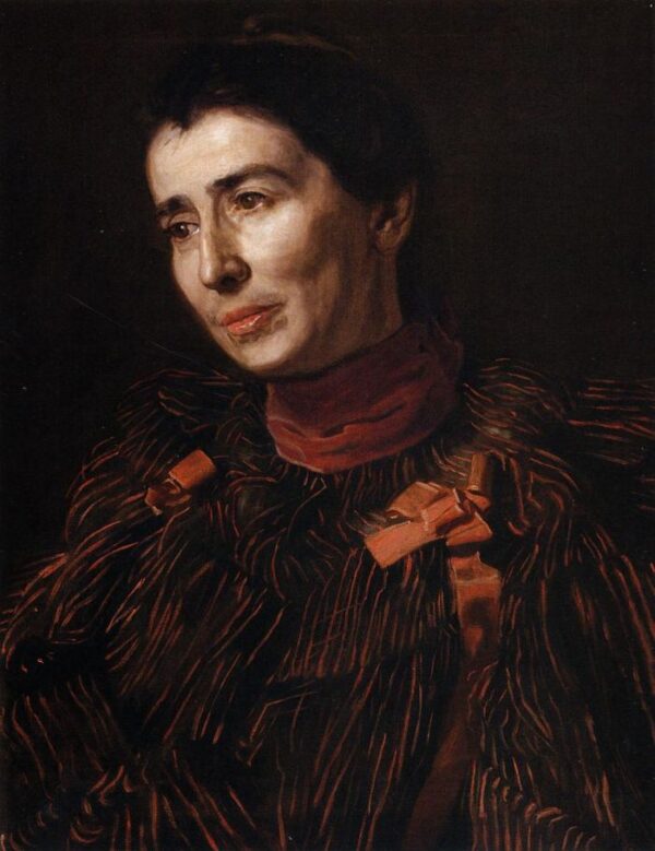 Portrait of Mary Adeline Williams b by Thomas Eakins, hand-painted oil painting reproduction