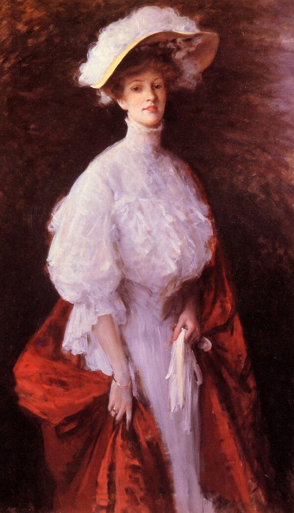 Portrait of Miss Frances by William Merritt Chase, hand-painted oil painting reproduction