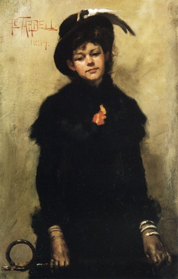 Portrait of Miss McKay by Edmund Tarbell, hand-painted oil painting reproduction
