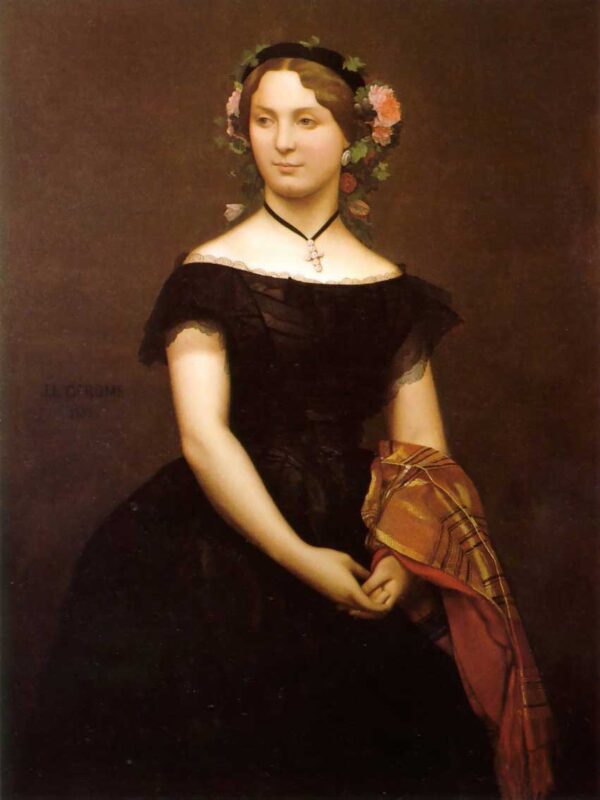 Portrait of Mlle Durand by Jean-Léon Gérôme, hand-painted oil painting reproduction
