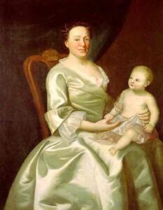 Portrait of Mrs. Daniel Rea and Child by John Singleton Copley, hand-painted oil painting reproduction