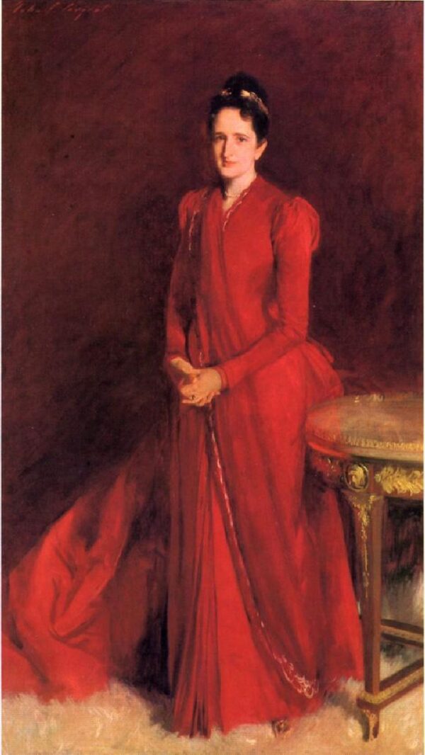 Portrait of Mrs. Elliott Fitch Shepard by John Singer Sargent, hand-painted oil painting reproduction