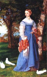 Portrait of Mrs. Louisa Jenner by Arthur Hughes, hand-painted oil painting reproduction