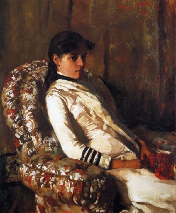 Portrait of Mrs. Tarbell by Edmund Tarbell, hand-painted oil painting reproduction